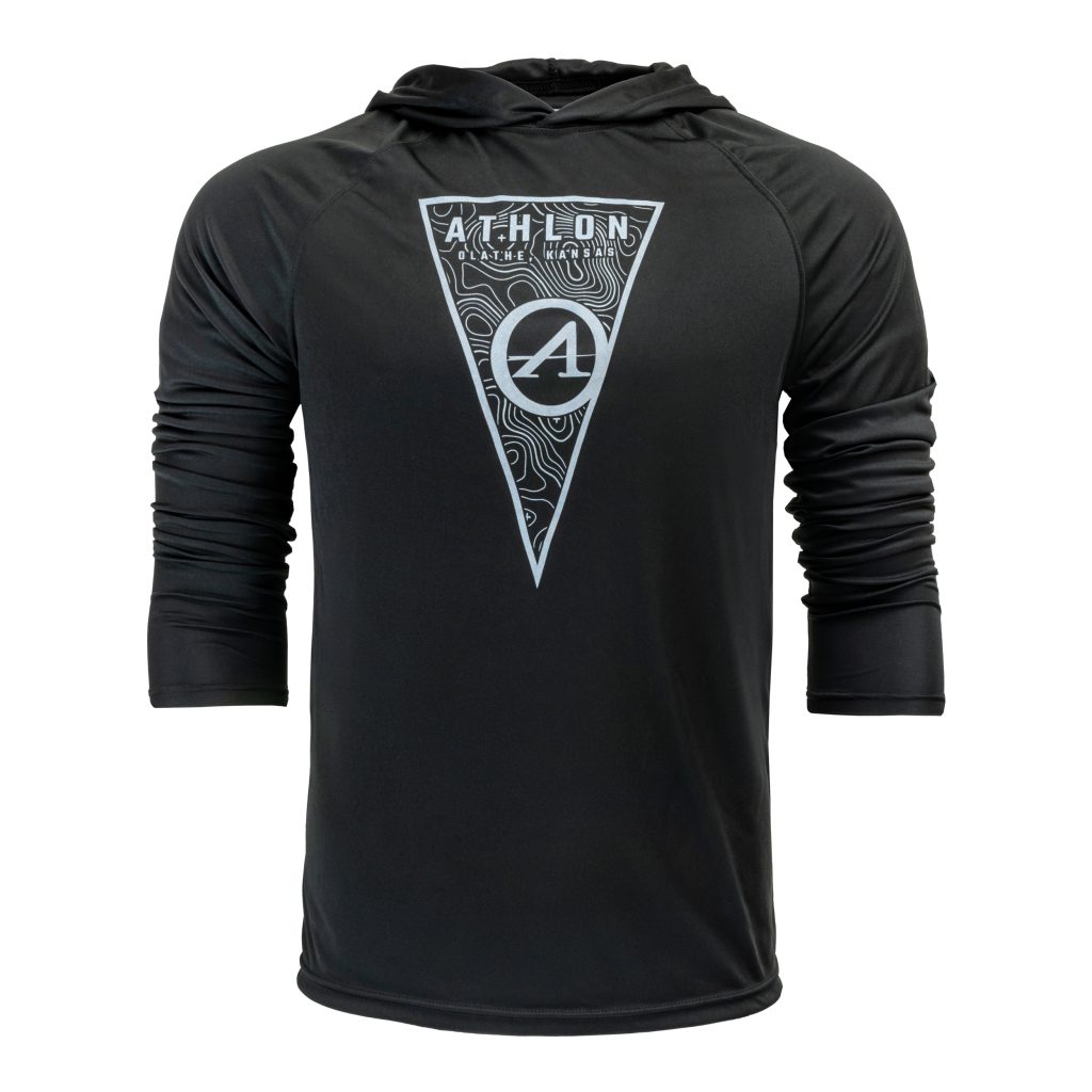 Pennant Logo Hooded Sun Slayer Black Athlon Optics